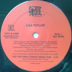 画像3: Lisa Taylor - Did You Pray Today ?  (Doubled！)  12"X2 