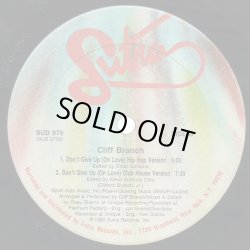 画像2: Cliff Branch - Don't Give Up (On Love)  12"