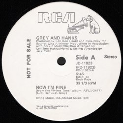 画像1: Grey And Hanks - Now I'm Fine/Love's In Command 12"