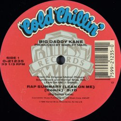 画像1: Big Daddy Kane - Rap Summary (Lean On Me)/Long Live The Kane (LP Vers)  12"