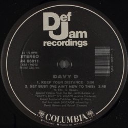 画像2: Davy D - Have You Seen Davy/Keep Your Distance/Get Busy  12"