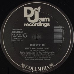 画像1: Davy D - Have You Seen Davy/Keep Your Distance/Get Busy  12"