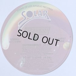 画像2: Lakeside - Outrageous/So Let's Love  12"