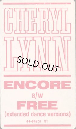 画像3: Cheryl Lynn - Encore/Free  12" 