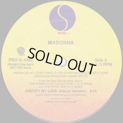 画像2: Madonna - Justify My Love (Album Vers 4:56)  12" 
