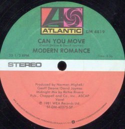 画像1: Modern Romance - Can You Move  12"