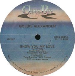 画像1: Goldie Alexander - Show You My Love/Go Back 12"  