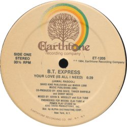 画像1: B.T. Express - Your Love (Is All I Need) 12"