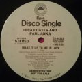 Odia Coates And  Paul Anka - Make It Up To Me In Love/You  12"  