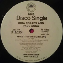 画像1: Odia Coates And  Paul Anka - Make It Up To Me In Love/You  12"  