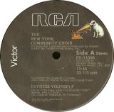 The New York Community Choir - Express Yourself/Have A Good Time  12"