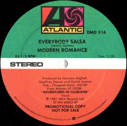 画像1: Modern Romance - Everybody Salsa (Clubland Mix 11:30)/Bring On The Funkateers   12"