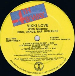 画像2: Vikki Love With Nuance - Sing, Dance, Rap, Romance  LP