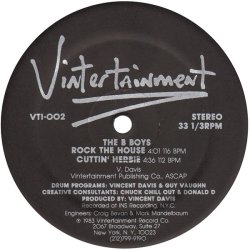 画像1: The B Boys - Rock The House/Cuttin' Herbie  12"