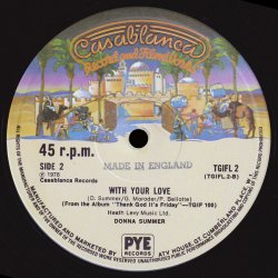 画像2: Donna Summer - Last Dance/With Your Love  12"