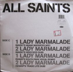 画像2: All Saints - Under The Bridge/Lady Marmalade (Remixed)  12"X2  