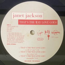 画像1: Janet Jackson - That's The Way Love Goes  12"