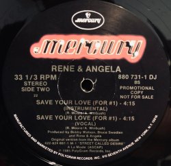 画像2: Rene & Angela - Save Your Love 12"