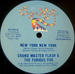 画像2: Grand Master Flash & The Furious Five - New York New York  12"