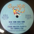 Grand Master Flash & The Furious Five - New York New York  12"