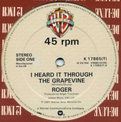 画像1: Roger - I Heard It Through The Grapevine/A Chunk Of Sugar  12"