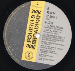 画像2: Alisha - All Night Passion  12"