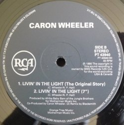 画像3: Caron Wheeler - Livin' In The Light  12"