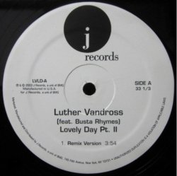 画像1: Luther Vandross Feat Busta Rhymes - Lovely Day  12"