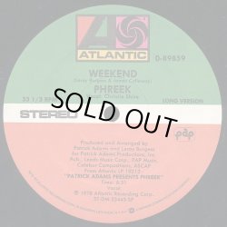 画像2: Phreek - Weekend (Long Vers 6:51/Extended Vers 8:12) 12"