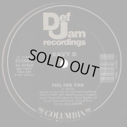 画像2: Davy D - Feel For You/Davy's Ride  12"