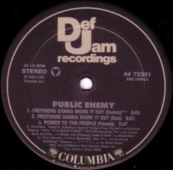 画像2: Public Enemy - Brothers Gonna Work It Out/Power To The People/Anti-Nigger Machine 12"