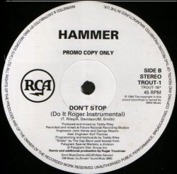 画像2: Hammer - Don't Stop (Do It Roger Mix)  12"