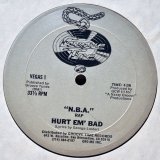 Hurt Em' Bad - N.B.A. Rap + N.B.A. Rap Remix (Doubled！)  12"X2