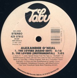 画像3: Alexander O'Neal - The Lovers  12"
