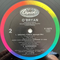 画像2: O'Bryan - Driving Force/Surrender  12"