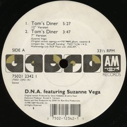 画像1: D.N.A.Featuring Suzanne Vega - Tom's Diner  12"