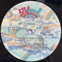 画像1: Hotluv - You Do It Right  12"