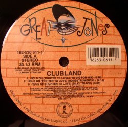 画像1: Clubland - Hold On (Tighter To Love)  12"