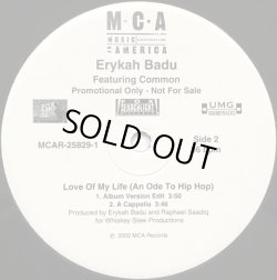 画像2: Erykah Badu feat Common - Love Of My Life (An Ode To Hip Hop)  12"