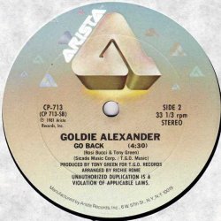 画像2: Goldie Alexander - Show You My Love/Go Back 12"  