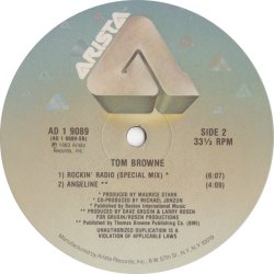 画像2: Tom Browne - Rockin' Radio/Angeline 12"