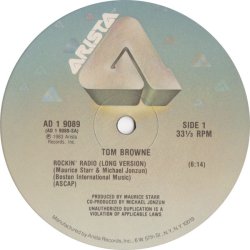 画像1: Tom Browne - Rockin' Radio/Angeline 12"