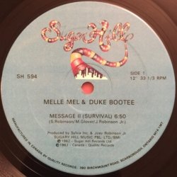 画像1: (Grandmaster) Melle Mel & Duke Bootee - Message II (Survival)  12"