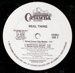 画像2: Real Thing - Street Corner Boogie (4Vers Promo)   12"