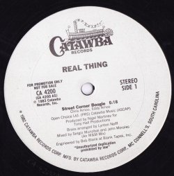 画像1: Real Thing - Street Corner Boogie (4Vers Promo)   12"