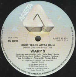 画像2: Warp 9 - Light Years Away  12"