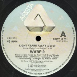 画像1: Warp 9 - Light Years Away  12"