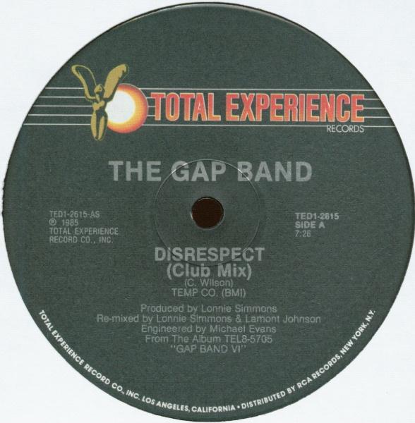 The Gap Band - Disrespect  12