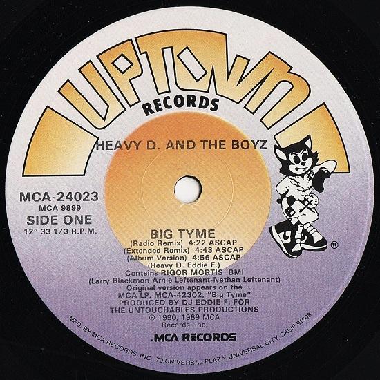 Heavy D. & The Boyz - Big Tyme/More Bounce  12