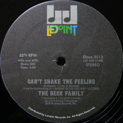 The Beck Family - Can't Shake The Feeling  12
